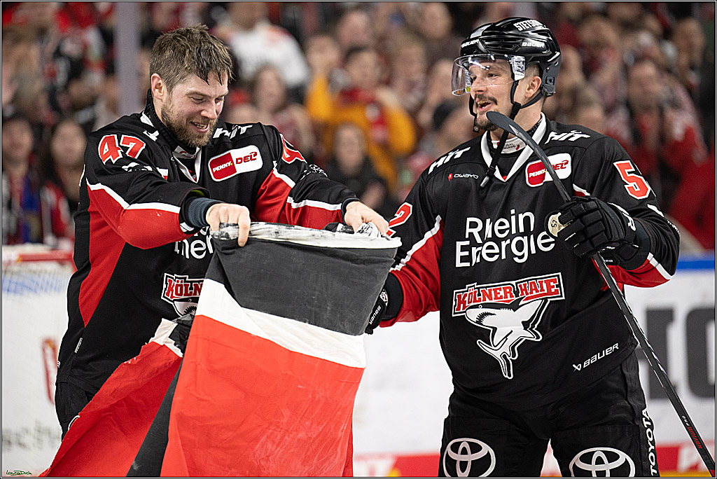 PENNY DEL; Koelner Haie-Duesseldorfer EG ; Koeln, 16.02.2025